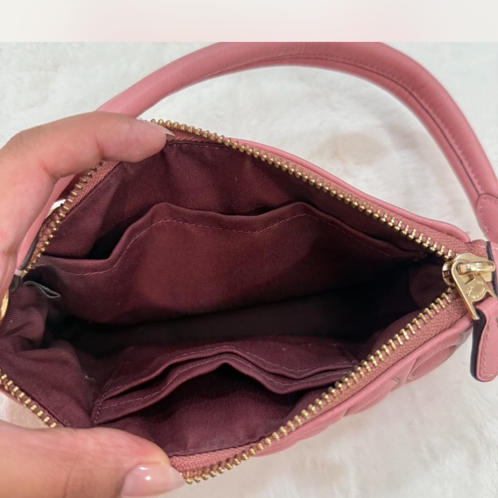 Coach Nolita Pink Embossed Handbag Purse - Picture 6 of 6